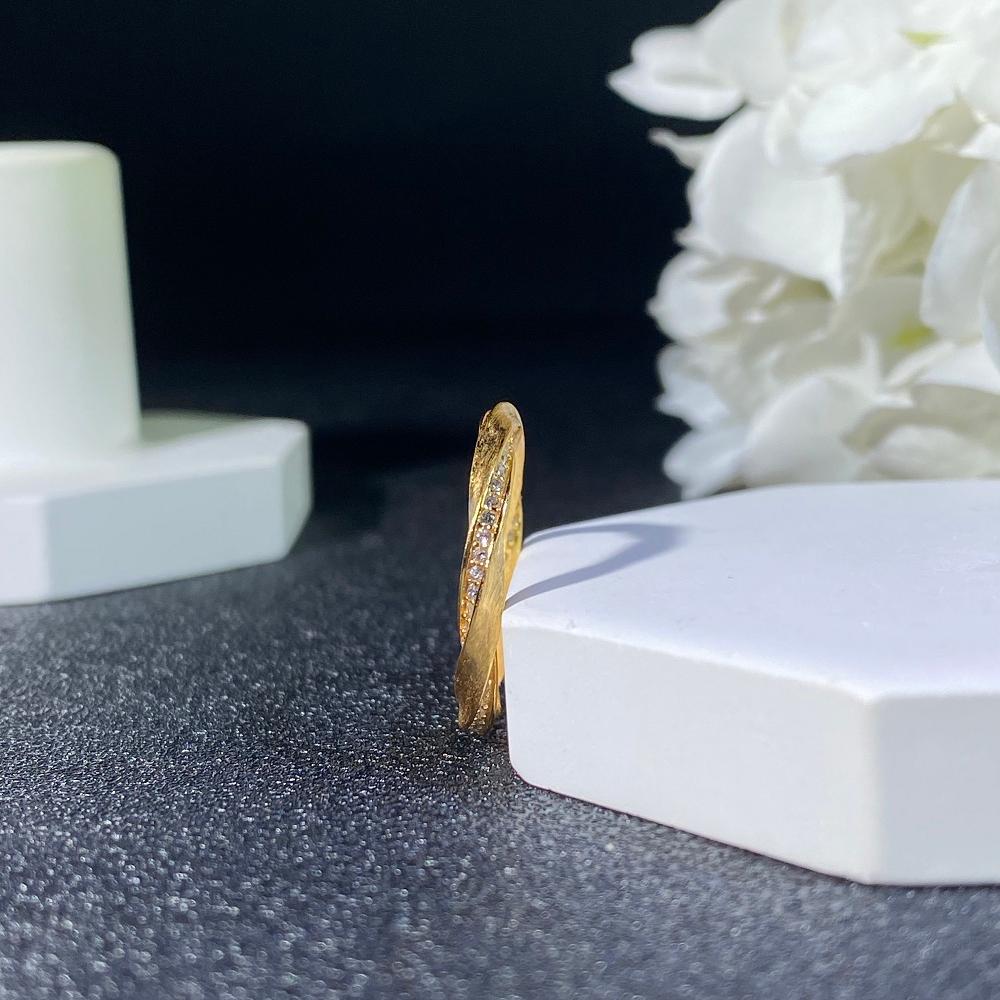 【T2】925 Sterling Silver Niche Retro Ring Light Luxury Vintage Style