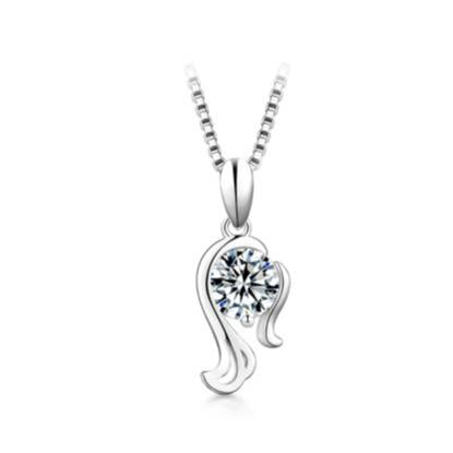 【#198】925 Sterling Silver 12 Zodiac Sign Moissanite Pendant Neckalce