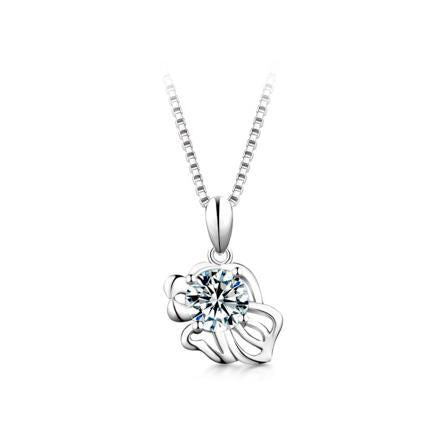 【#198】925 Sterling Silver 12 Zodiac Sign Moissanite Pendant Neckalce