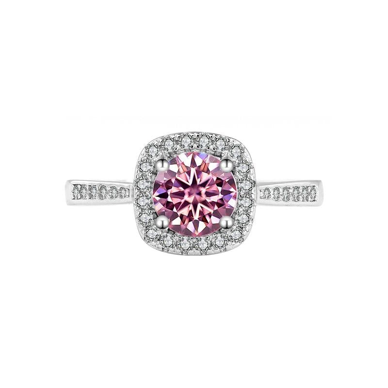 【#187】925 Sterling Silver Moissanite Proposal Engagement Wedding Ring