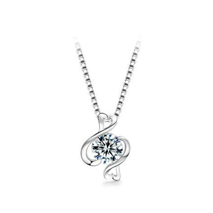 【#198】925 Sterling Silver 12 Zodiac Sign Moissanite Pendant Neckalce