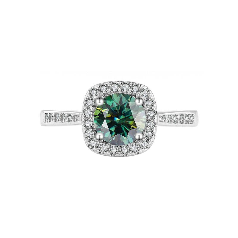 【#187】925 Sterling Silver Moissanite Proposal Engagement Wedding Ring