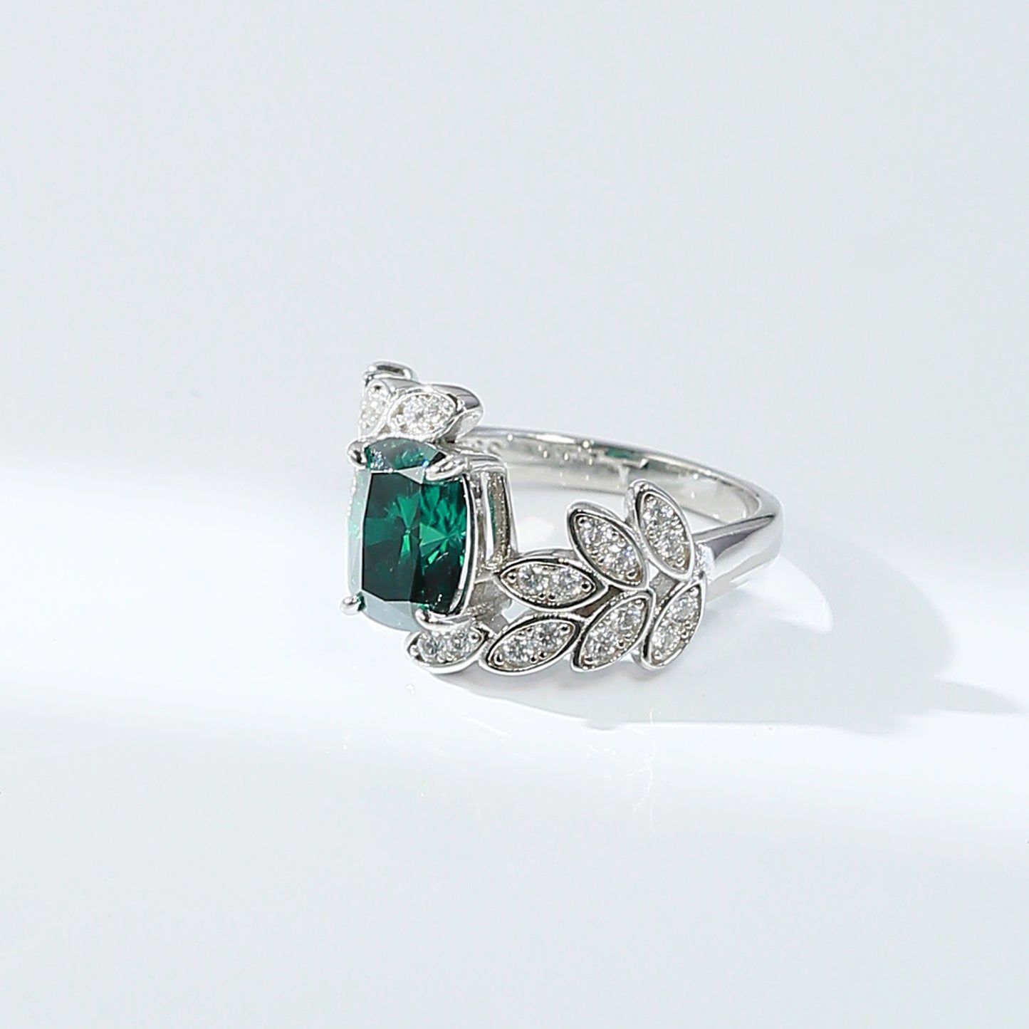 【H1】925 Sterling Sliver 3CT Moissanite Ring
