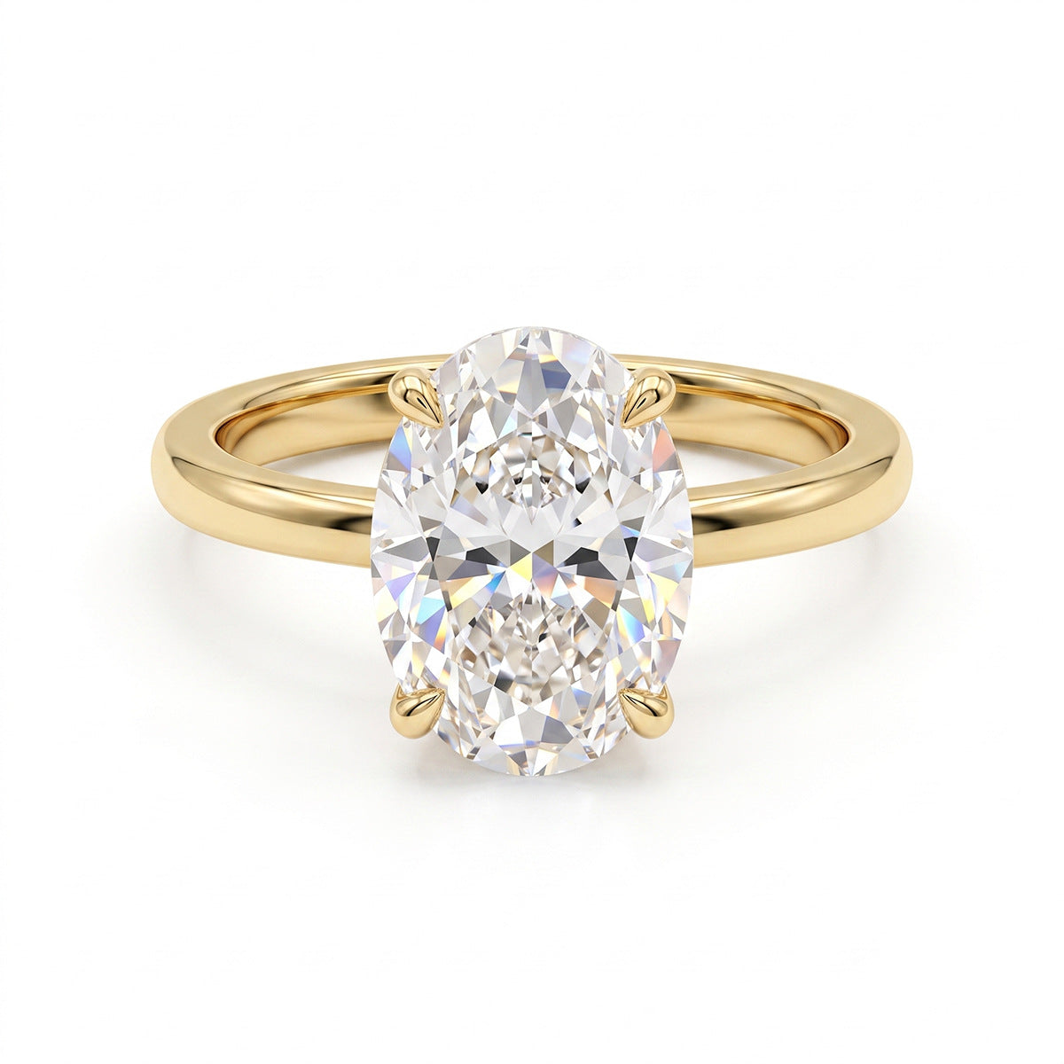 【t39m】925 Sterling Silver Oval Cut Moissanite Ring Oval Solitaire Promise Rings Engagement Wedding Jewelry for Women