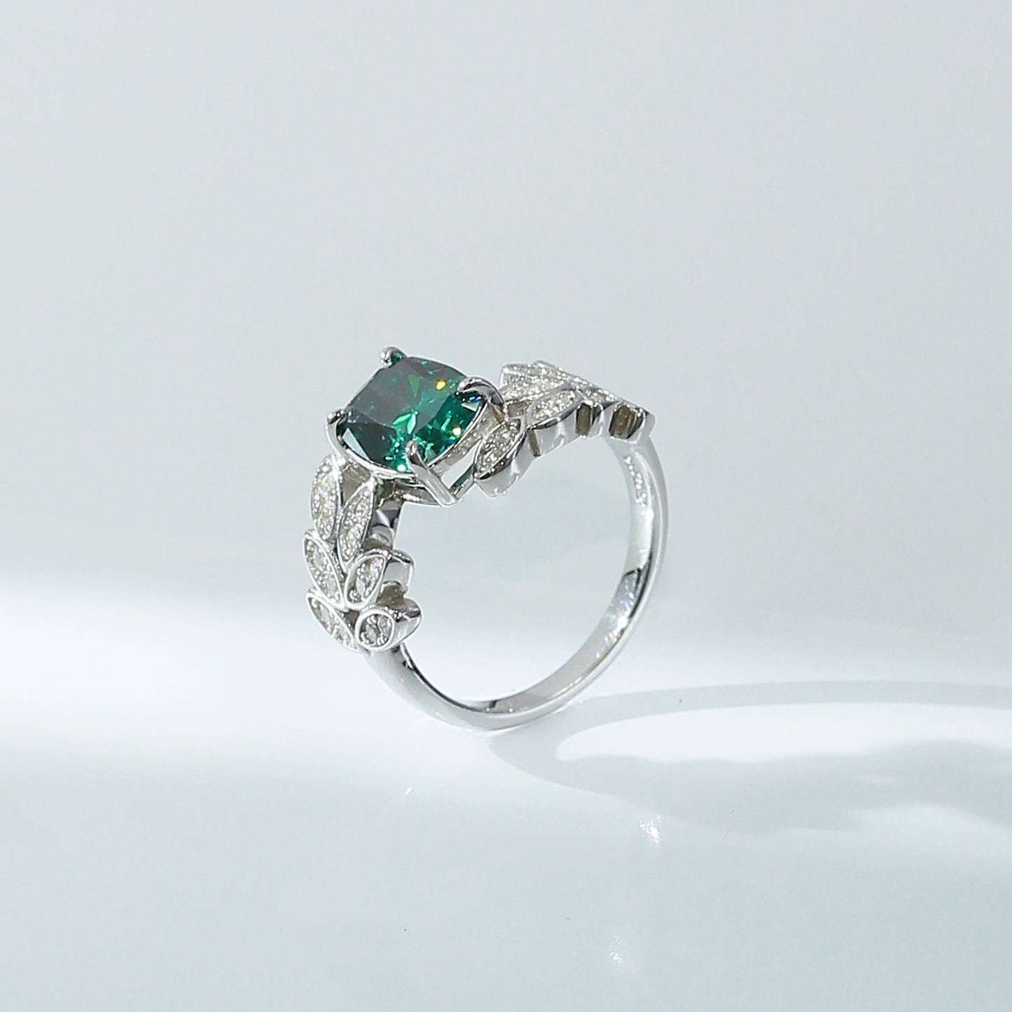 【H1】925 Sterling Sliver 3CT Moissanite Ring