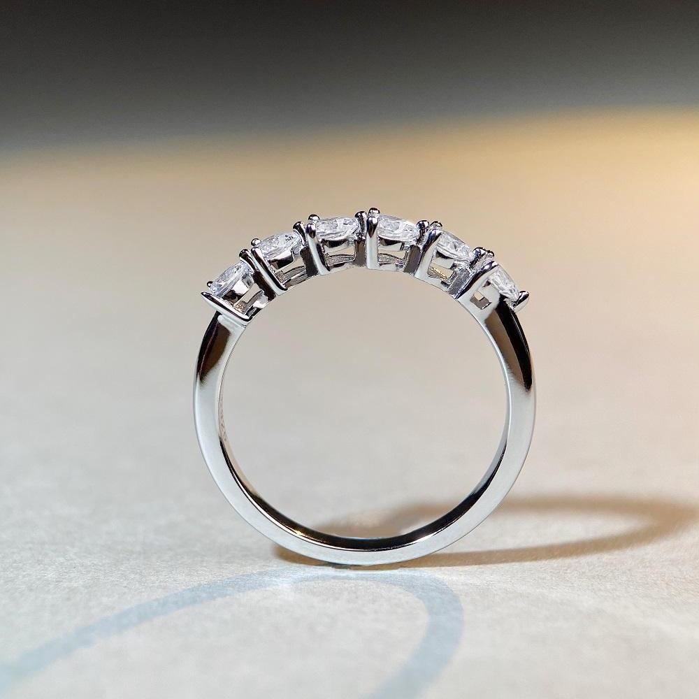 【T16】925 Sterling Silver Heart-shaped Cubic Zirconia Ring