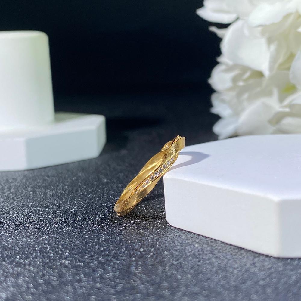 【T2】925 Sterling Silver Niche Retro Ring Light Luxury Vintage Style