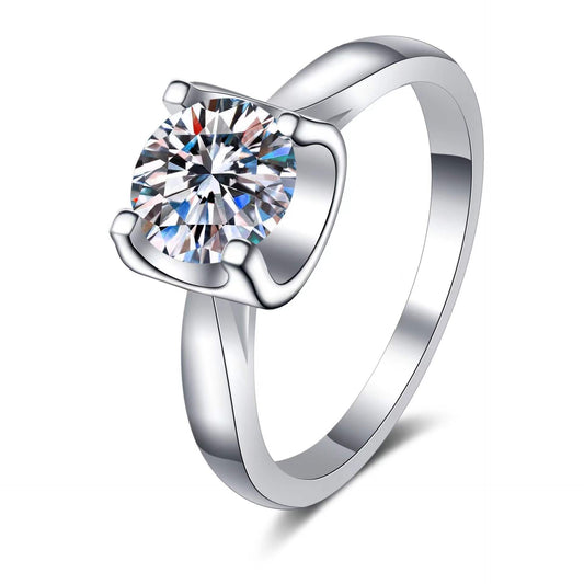 Elegant 925 Sterling Silver Moissanite Diamond Bull Head Ring4