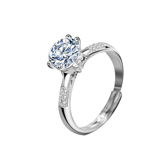 925 Sterling Silver Moissanite Bowknot Love Heart Jewelry4