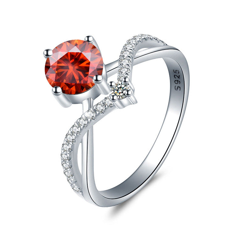 Elegant 925 Sterling Silver Moissanite Diamond Ring for Women10