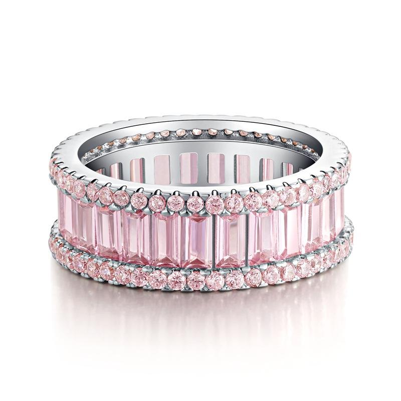 Elegant 925 Sterling Silver Cubic Zirconia Stackable Ring4