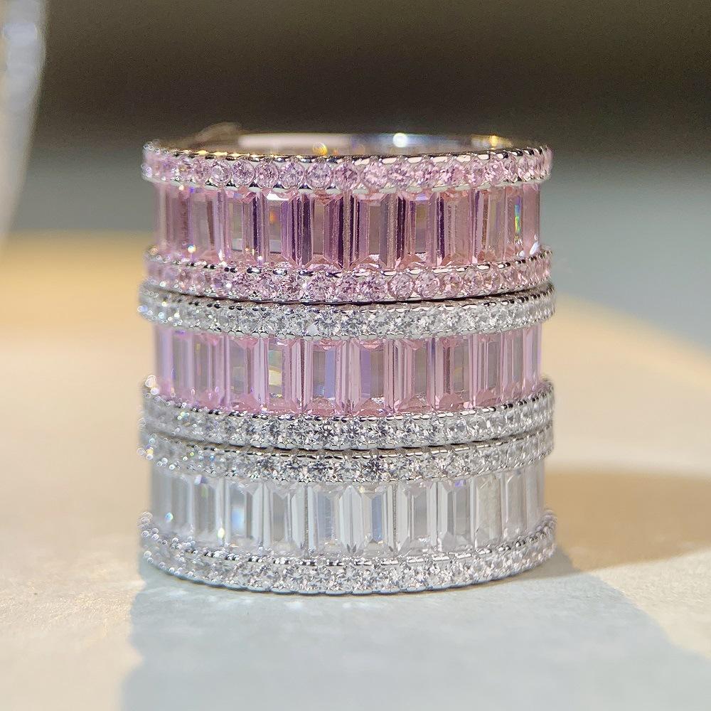 Elegant 925 Sterling Silver Cubic Zirconia Stackable Ring1